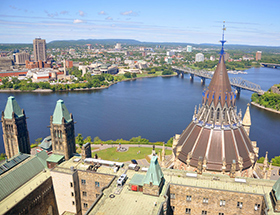 View of Gatineau from Parliament Hill, Ottawa