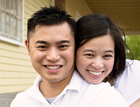 Young Vietnamese couple