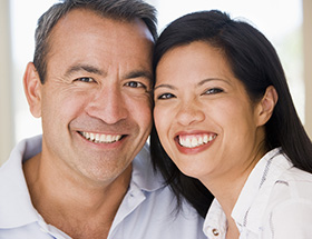 Older Asian couple