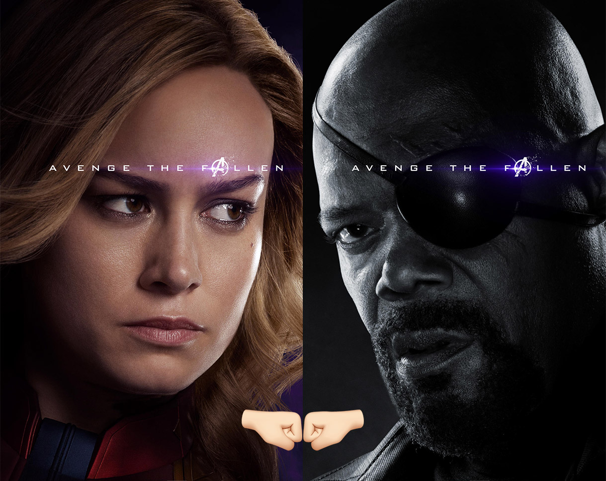 captain marvel and nick fury friends