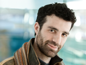 Handsome bearded man