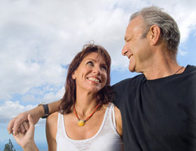 un couple amoureux